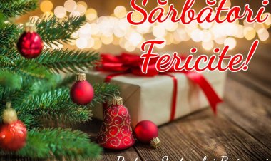 Sarbatori fericite alaturi de cei dragi si un an nou fericit!
