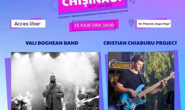 ????15 iulie – Te salut, Chișinău continuă cu un amplu program!  Festivalului „TE SALUT, CHIŞINĂU” este dedicat celor 586...