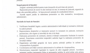 ANUNȚ PUBLIC de concurs.