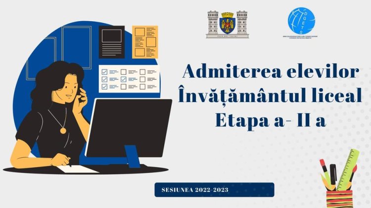 ????❗Admiterea elevilor în învățământul liceal, etapa a- II a,  sesiunea 2022-2023 ❗Direcția Generală Educație Tineret și...