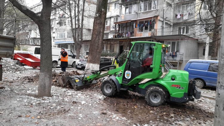 Evacuarea frunzișului pe ultima sută de metri