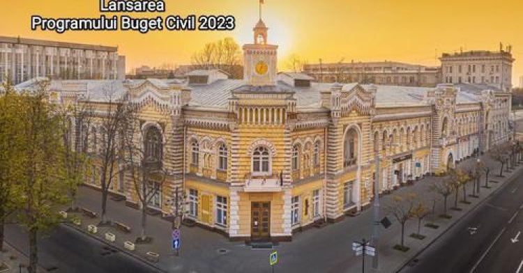 Pretura sectorului Buiucani: Lansarea Programului privind Bugetul Civil Chișinău, ediția 2023