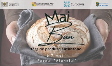 ✍ În luna mai, micii producători autohtoni ne invită la „MAI BUN – Târg de produse autohtone” ce se va desfășura pe espl...