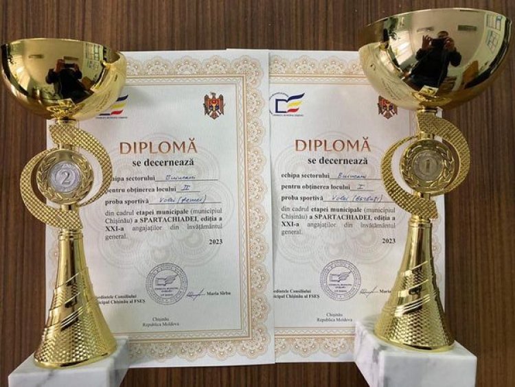Buiucani the best!  Felicitări echipelor câștigătoare la "Spartachiada angajaților din instituțiile de învățământ g...