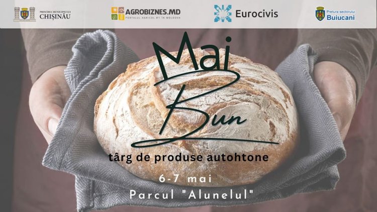 ✍ În luna mai, micii producători autohtoni ne invită la „MAI BUN – Târg de produse autohtone” ce se va desfășura pe espl...