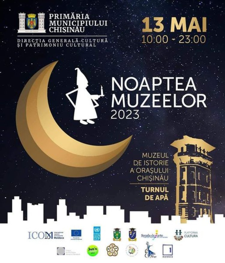 ✅ Primăria Municipiului Chișinău informează că pe parcursul zilei de 13 mai 2023, 12:00-22:30, în cadrul Nopții Muzeelor...