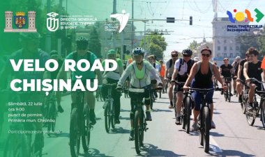 ????????VELO ROAD CHIȘINĂU la a 4-a ediție! ‼️Mâine, 22 iulie, aşteptăm toţi iubitorii mersului pe două roți la o nouă ediţi...