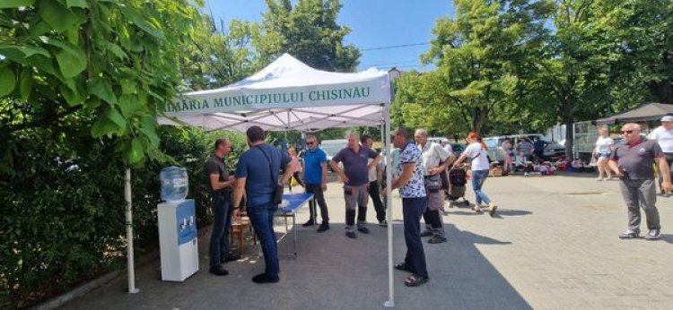 ????☀️ Corturi anticaniculă în sectorul Buiucani! Patru corturi cu apă au fost instalate astăzi în sectorul Buiucani ce vo...