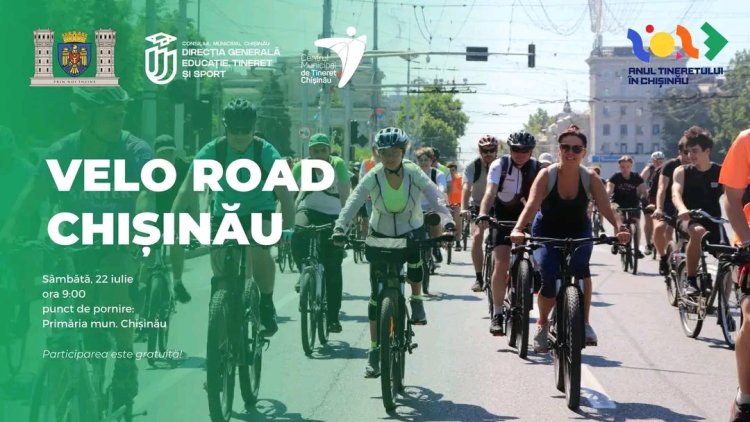 ????????VELO ROAD CHIȘINĂU la a 4-a ediție! ‼️Mâine, 22 iulie, aşteptăm toţi iubitorii mersului pe două roți la o nouă ediţi...