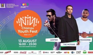 „Chișinău Youth Fest”, Ediția a II-a Primăria Municipiului Chișinău organizează un eveniment de excepție pentru toți tin...