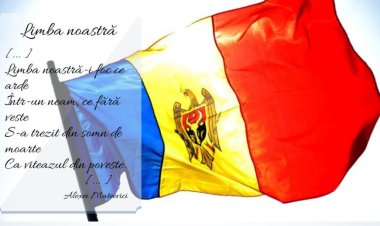 "Limba noastră-i o comoară. În adâncuri înfundată. Un șirag de piatra rară. Pe moșie revărsată."