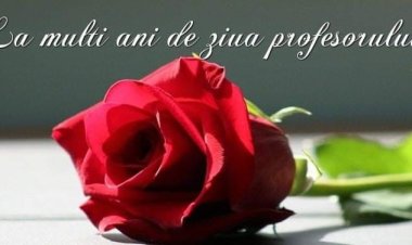 Felicitări Stimați Profesori! Sărbătoarea Ziua Internațională a Educației și Ziua Profesorului ne oferă un prilej în...