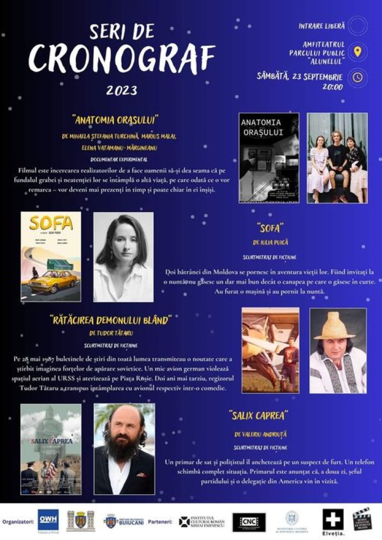 ☝ Atenție, în această sâmbătă încheiem proiectul cultural "Seri de Cronograf"!  A fost un proiect frumos, organizat de O...