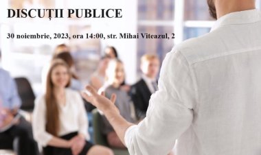 ❗️INVITAȚIE LA DISCUȚII PUBLICE  ❗️ Mâine, 30 noiembrie, a.c., ora 14:00, în sala Preturii sectorului Buiucani (etajul 1...
